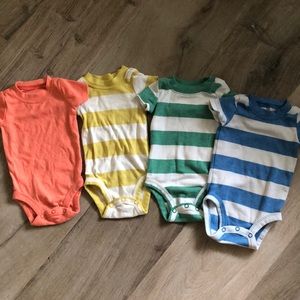 Carters Onesies 4 pack striped